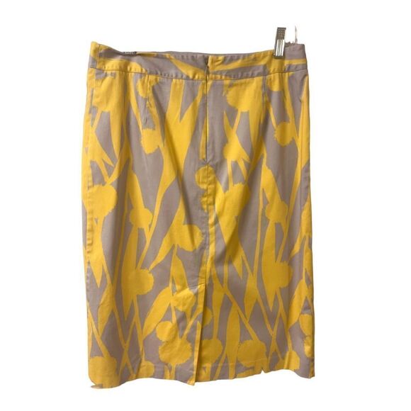 Boden skirt gray & yellow US sz 8L - Picture 2 of 4